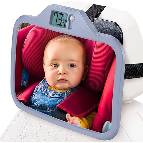 Theromirror - Baby Car Mirror with Temperature Display