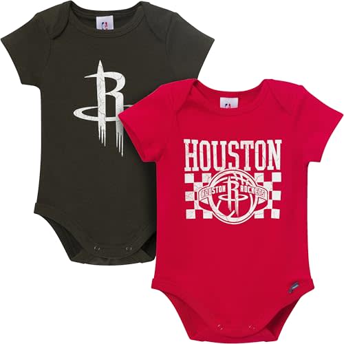 Gerber Baby NBA Boys & Girls 2-Pack Short Sleeve Onesie Bodysuits