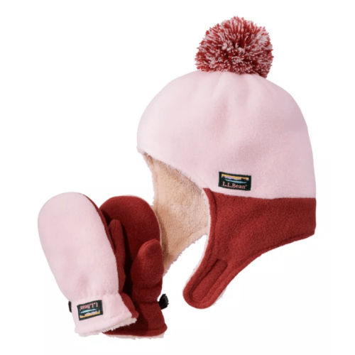 Infants' and Toddlers' Mountain Classic Fleece Hat and Mitten Set - Woodrose