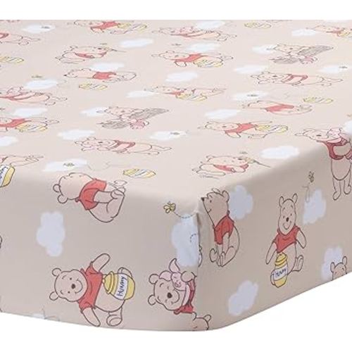 Bedtime Originals Disney Baby Winnie The Pooh & Friends Fitted Crib Sheet