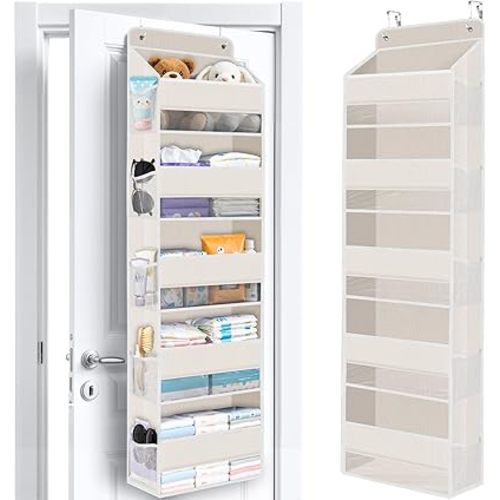 Over The Door Organizer Storage behind Door Hanging Organizer for Nursery