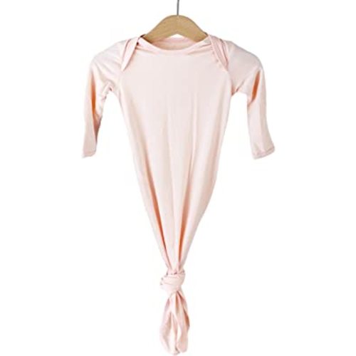 Marlowe & Co Knotted Newborn Baby Gown, Ultra Soft Knotted Sleeper Gown for Baby Boy and Girl