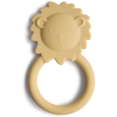 mushie Silicone Baby Teether Toy | Lion