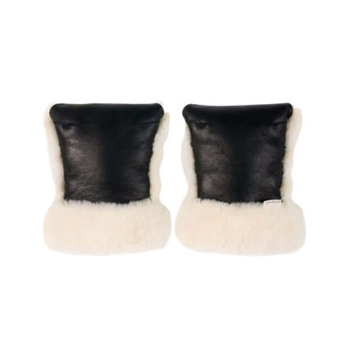 BINIBAMBA Limited-edition Leather & Sheepskin Buggy Mittens