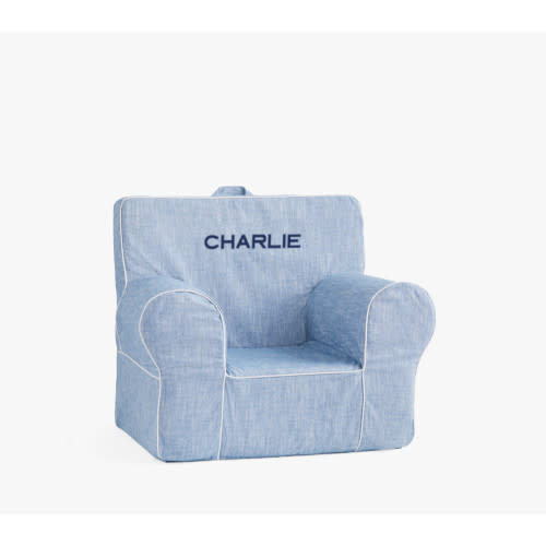 Anywhere Chair®, Chambray with White Piping