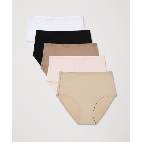 Women’s Everyday High Rise Brief 5-pack made with Organic Cotton | Pact