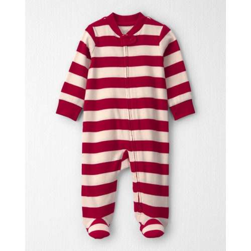 Baby Organic Cotton Ribbed Sleep & Play Pajamas in Stripes - Little Planet | Carter's