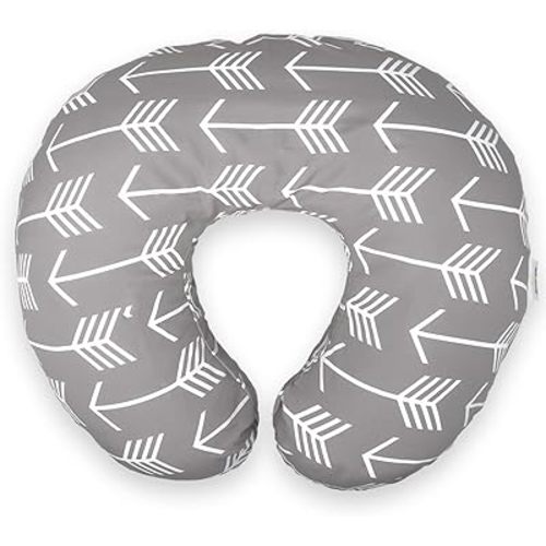 Removable Cover for Newborn Baby Lounger/Water Resistant/Soft and Comfy/Hypoallergenic/Premium Quality/Easy Cleaning/Grey Arrow (Lounger Pillow Not Included)