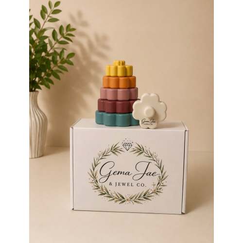 Toddler Silicone Stacking blocks