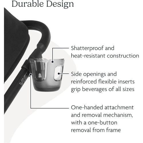 UPPAbaby Cup Holder for Vista, Cruz, Minu Strollers - Quick Attachment
