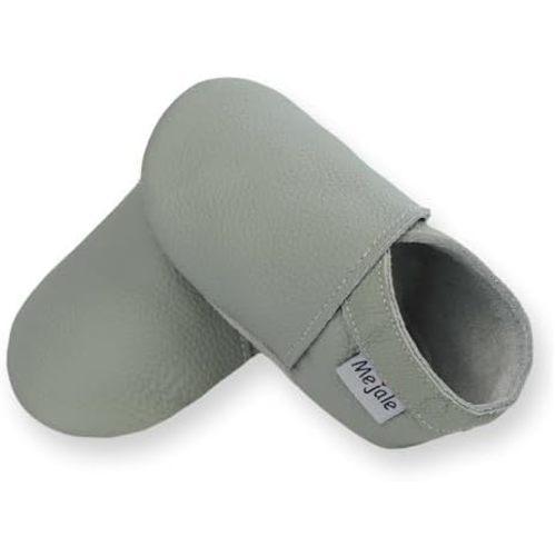 Mejale Baby Boy Girl Shoes Soft Soled Leather Moccasins Anti-Skid Infant Toddler Prewalker