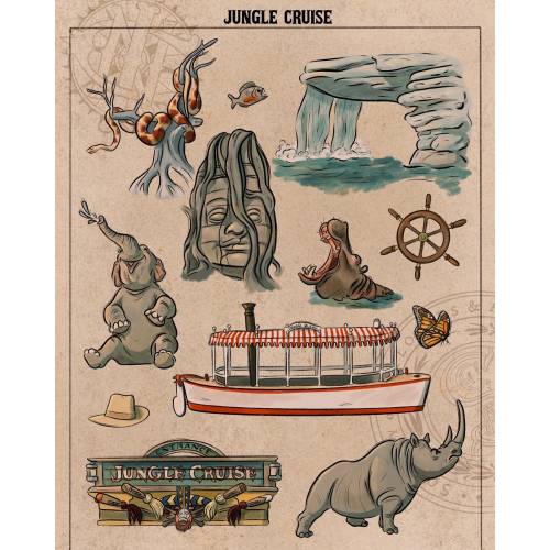 The 8th Wonder of the World - Jungle Cruise Inspired Art Print