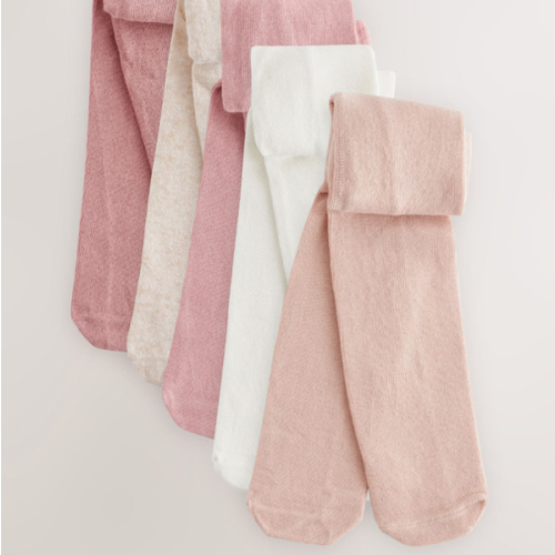 Buy Pink Baby Tights 5 Pack (0mths-2yrs) from Next Australia