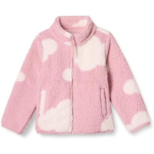 Amazon Essentials Girls and Toddlers' Sherpa Fleece Full-Zip Jacket