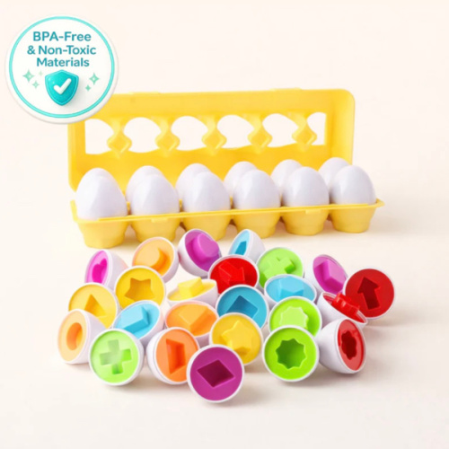 Toddla™ Montessori Geometric Eggs