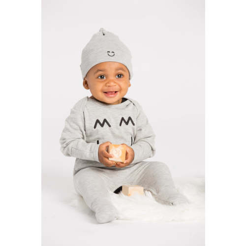 Knotted Cap, Bodysuit, and Romper Cozy Set – Miles and Milan
