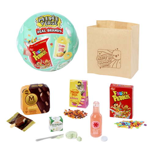 MGA's Miniverse Real Brands Series 2 Mini Collectibles – Blind Pack, Hyper-Realistic Replica Food Brands, Surprise Unboxing Toy, Collectors Gift, Ages 8+, Not Edible