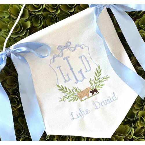 Custom Baby Banner with COW COWS Baby Banner, Welcome Banner, Hospital Door Sign, Baby Shower