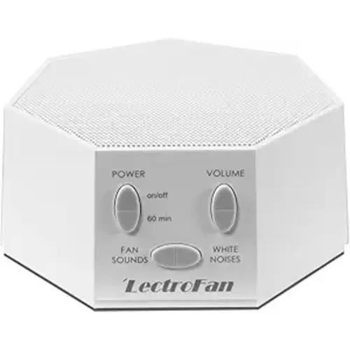 Adaptive Sound Technologies LectroFan Classic - Soothing Sound Machine for Sleep - Built-in Sleep Timer - Compact Design - Non-Looping Sounds - Speech Privacy - White