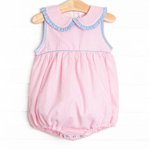 Portland Proper Bubble, Pink Seersucker – Stitchy Fish