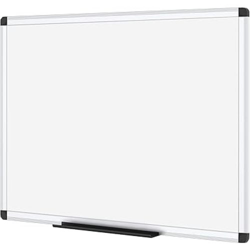 VIZ-PRO Magnetic Dry Erase Board, 36 X 24 Inches, Silver Aluminium Frame