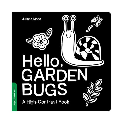Hello, Garden Bugs - (High-Contrast Books) by Duopress Labs (Board Book)