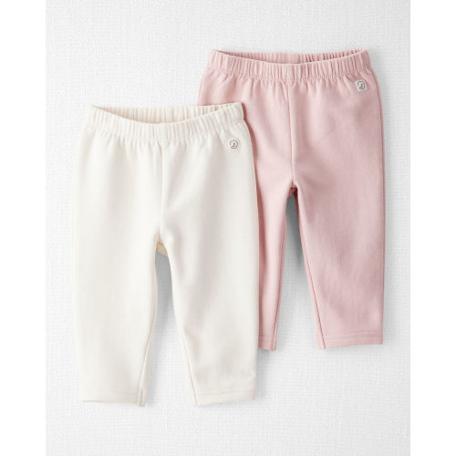Baby Girl 2-Pack Sweatpants Made with Organic Cotton - Little Planet | Carter's