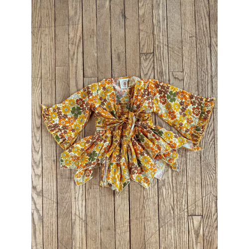 Mini Simona Bell Sleeve Top