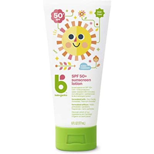 Babyganics SPF 50 Mineral-Based Baby Sunscreen Lotion, 2 Ounce
