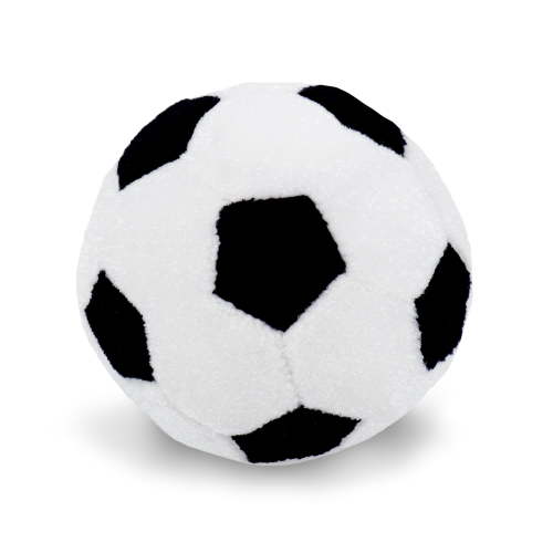 Lullaberry 3" Diameter My First Soccer Ball - Plush Baby Rattle Toy - Safe Soft Sports Toy for Infants Boys and Girls