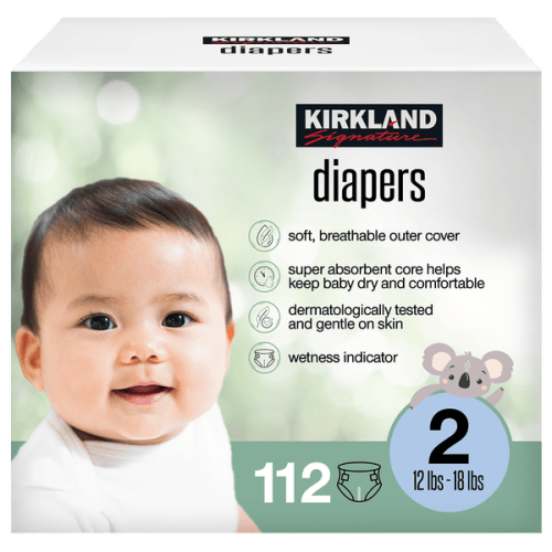 Kirkland Signature Diapers, Size 2, 112 ct | Costco