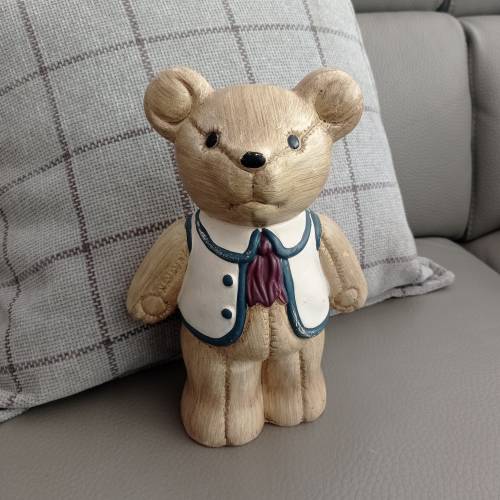 Teddy bear piggy bank