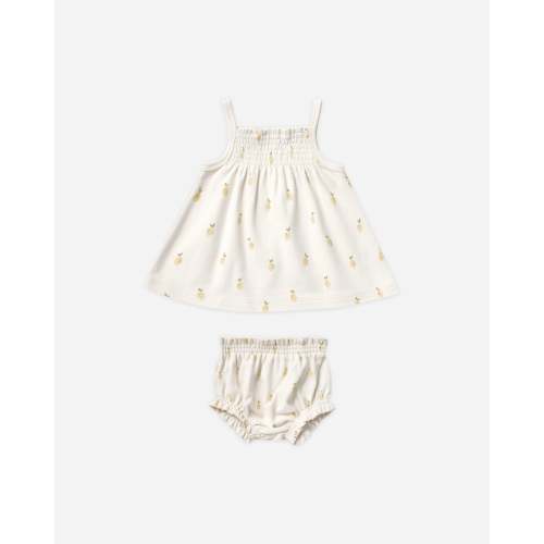 Smocked Tank + Bloomer Set || Lemons