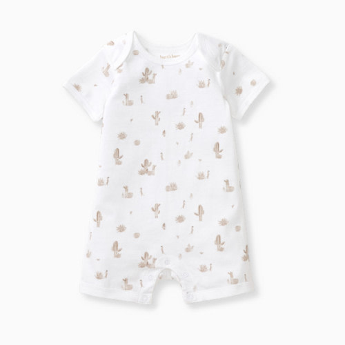 Burt's Bees Baby Organic Cotton Desert Life Romper - Fossil Desert Life, Newborn