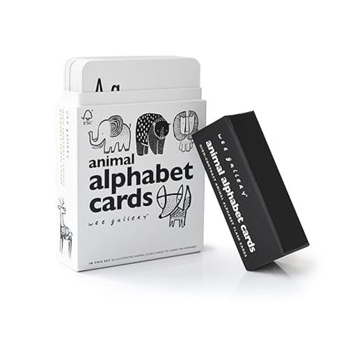 Alphabet Cards, ABC Flash Cards for Toddlers