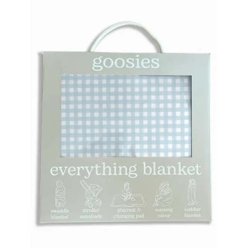Everything Blanket - Gingham in Cottage Blue – Goosies