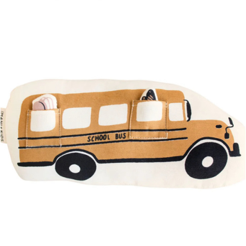 interactive school bus pillow – Imani + Kids