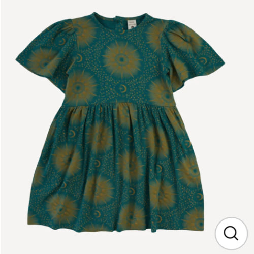 bell sleeve dress | eye in the sky | bamboo