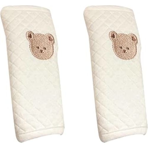 Taicols 1 Pair of Baby Stroller Seat Belt Covers, Baby Stroller Shoulder Straps, Car Seat Belt Pads, Neck Protection, Baby Stroller Shoulder Pads, Protective Covers