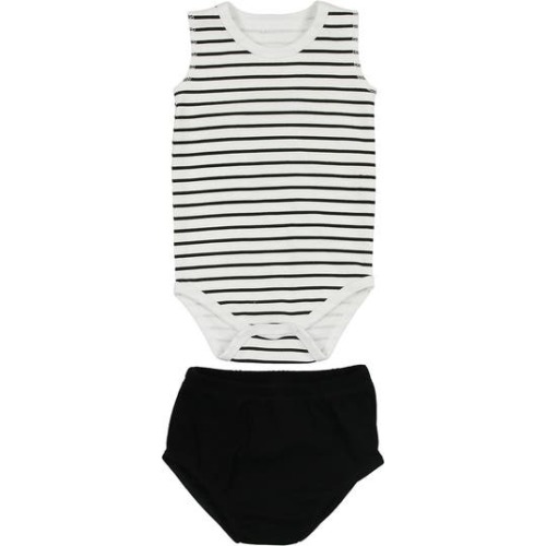 Stripe Bodysuit & Bloomers Set, 3M