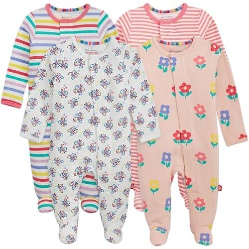 Magnetic Me Cloudstretch 4-Pack Bundle | Magnetic Baby Footie Pajamas