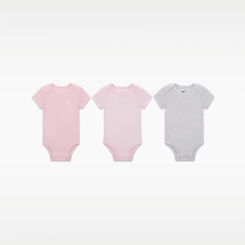 Nike E1D1 Baby (0-9M) Mix and Match Bodysuits (3-Pack). Nike.com