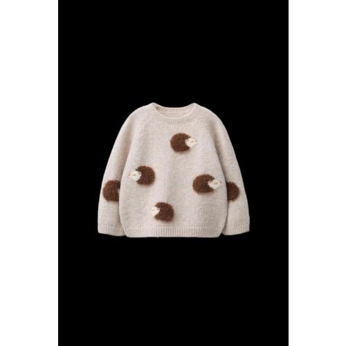 HEDGEHOG KNIT JUMPER - Light beige | ZARA United States