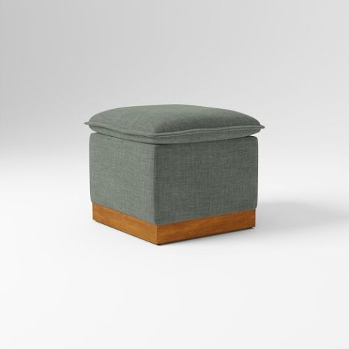 Paxton Ottoman: Modern Comfort & Safety | West Elm