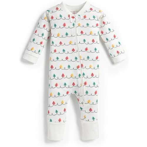 MONICA + ANDY One Piece Baby Pajamas, 100% Organic Baby Clothes for Girls and Boys, Sizes For Newborn and Infant