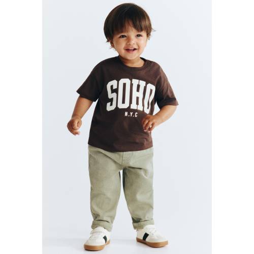 COTTON TWILL PANTS