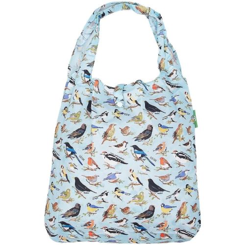 ECO CHIC Foldable Reusable Grocery Bags - Lightweight, Recycled & Reusable Shopping Bag - Waterproof Packable Tote