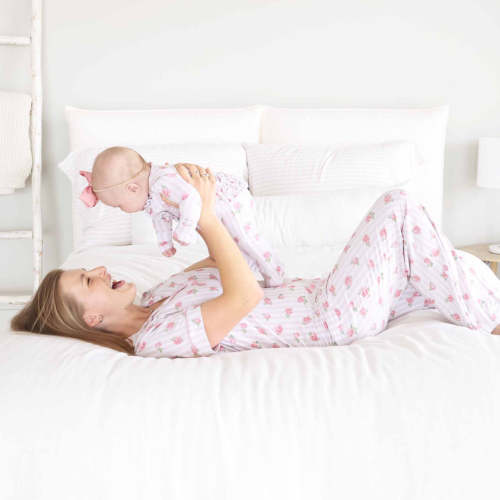 Women's Two Piece Flare Lounge Set | Rosy & Cozy