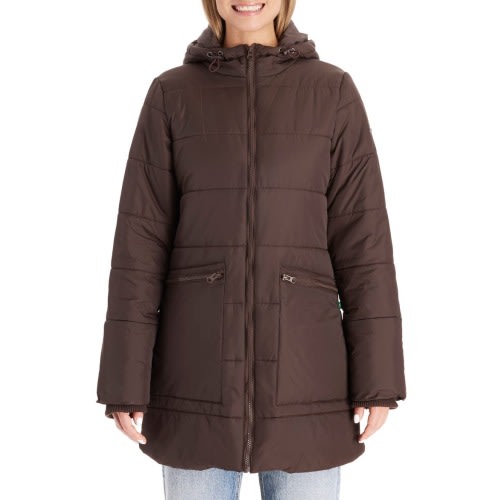 3-in-1 Hybrid Quilted Waterproof Maternity Puffer Coat