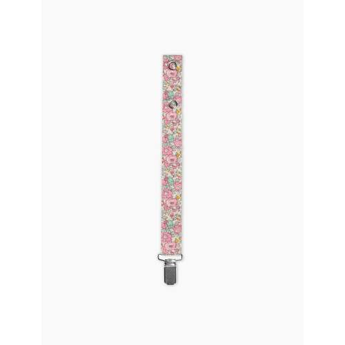 Pacifier Clip in Pink Betsy